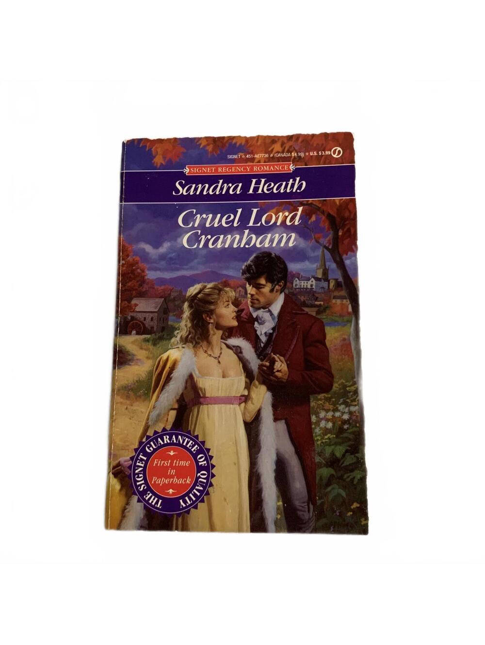 Cruel Lord Cranham Sandra Heath Paperback Signet Regency Romance Vintage